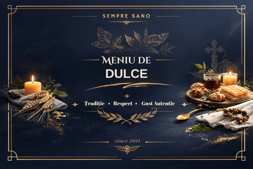 Meniu Complet de Dulce - Parastas - Sempre Sano