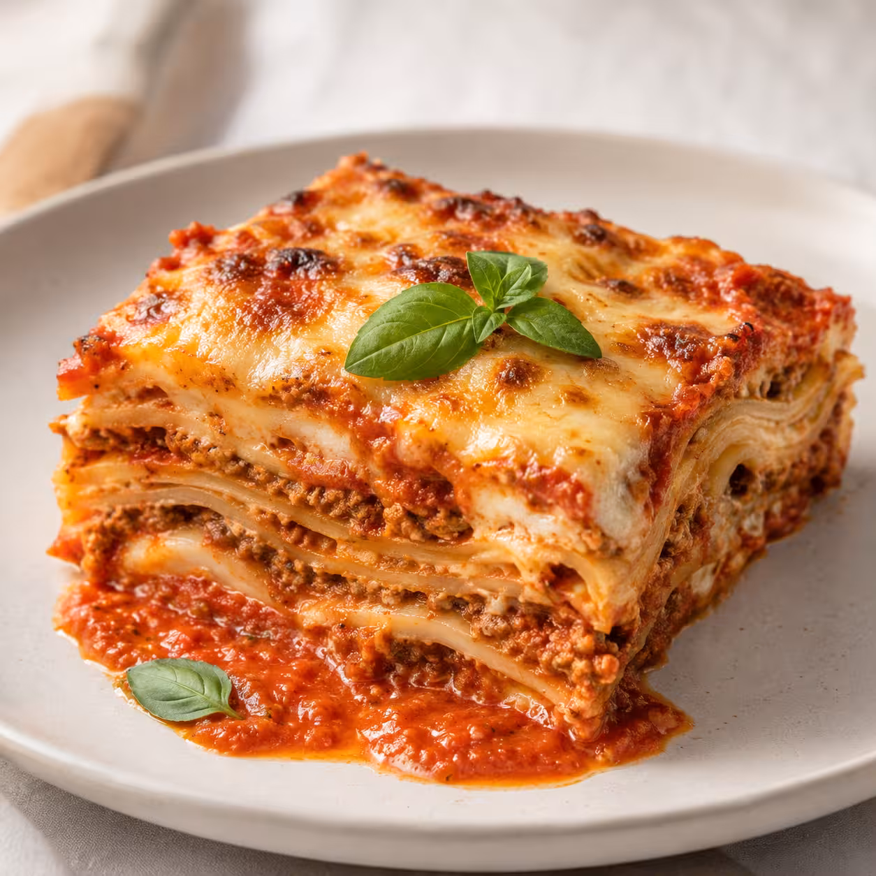 Lasagna cu carne – Sempre Sano Catering