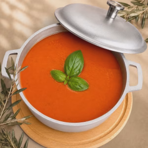 Supă cremă de roșii cu busuioc (produs de post) 2L