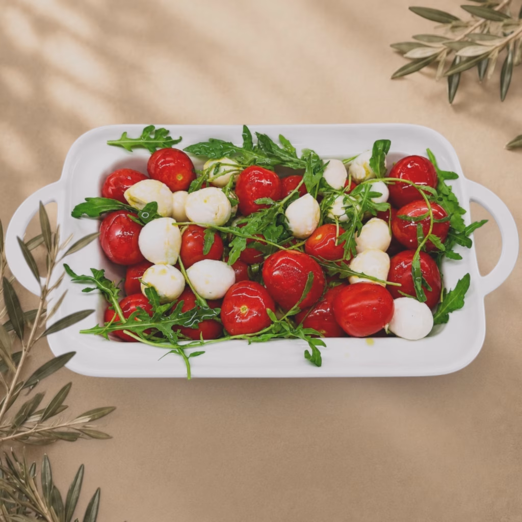 Salată Caprese cu rucola